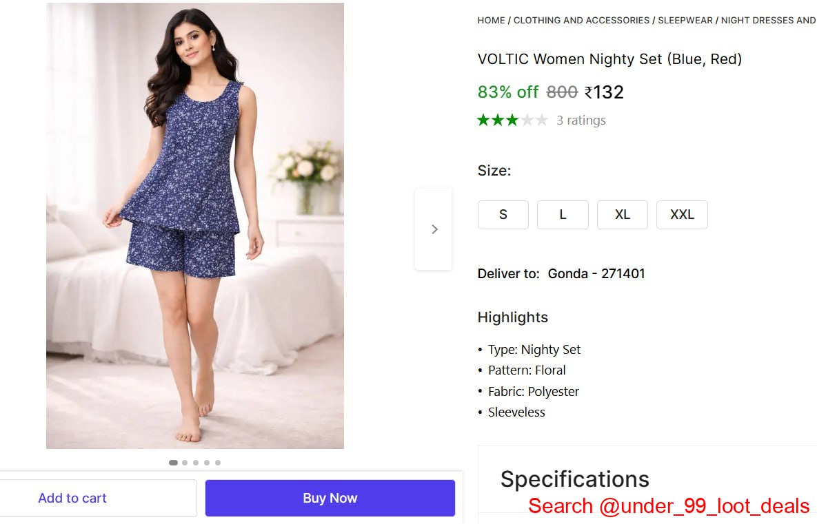 Women S Night Set (size-s) 132