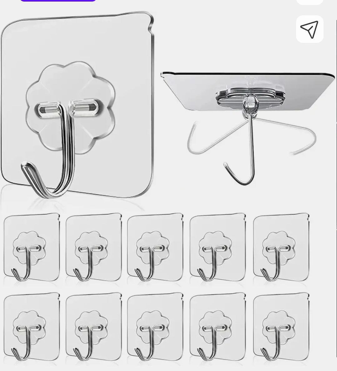 Flipkart Sticky Wall Hook For Hangers At Rs 149