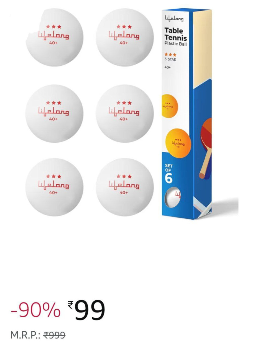 Tt Ball Pack Of 6 99