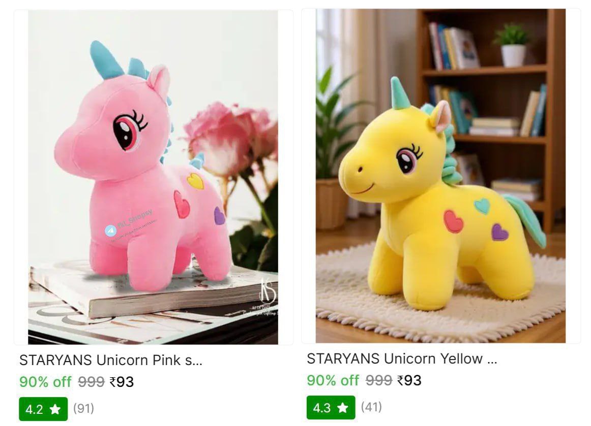 Premium Unicorn Soft Toy For Kids 93more