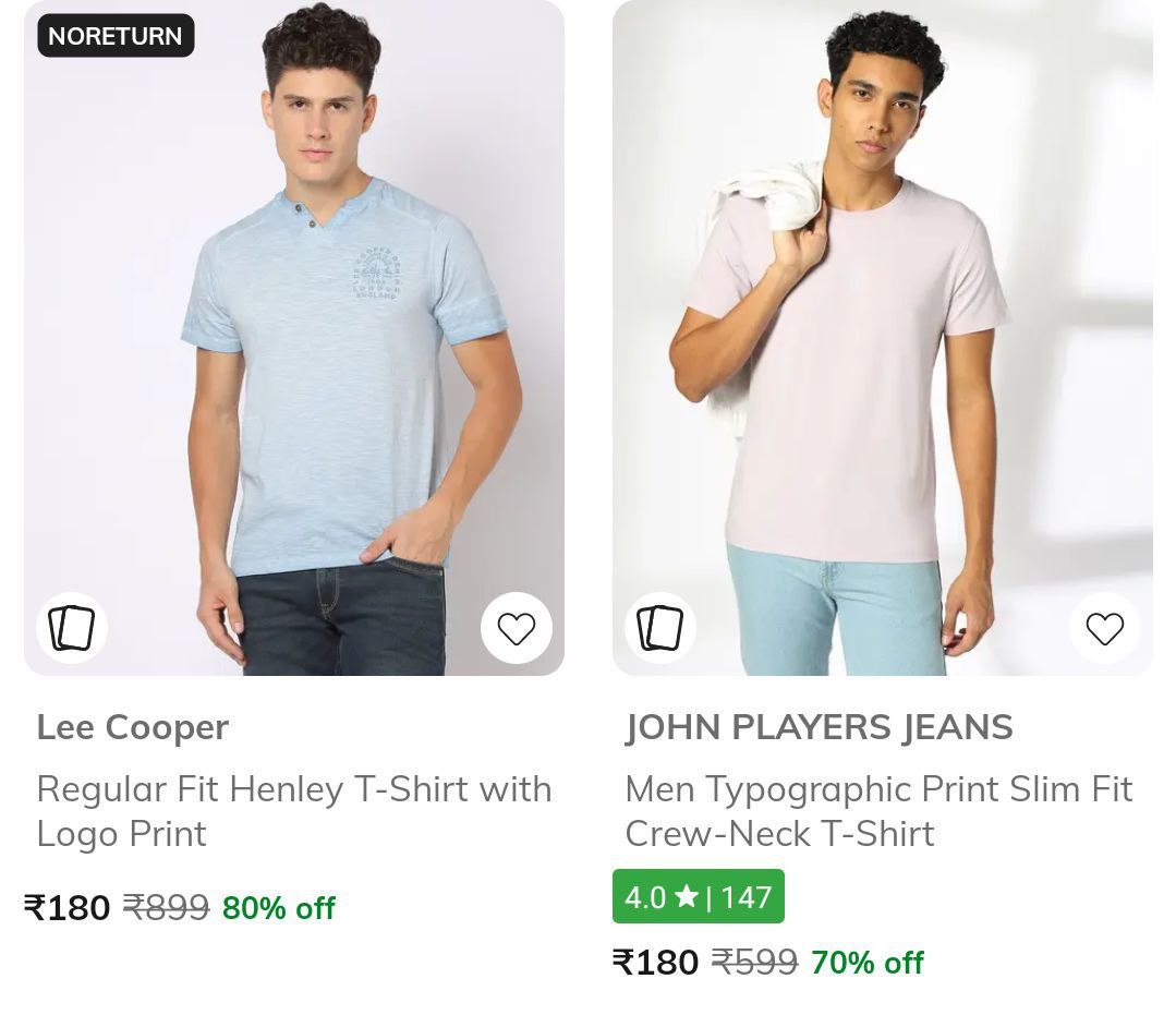 Ajio 80 On Men Segment Onlylink Earn 10 Ajio Super Cash On Every Order