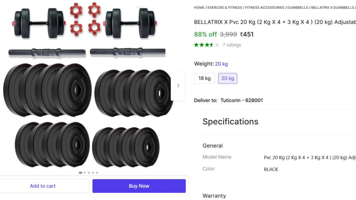 Kg Dumble Set 451