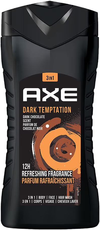 Axe 3 In 1 Body Face Hair Wash 250ml 83