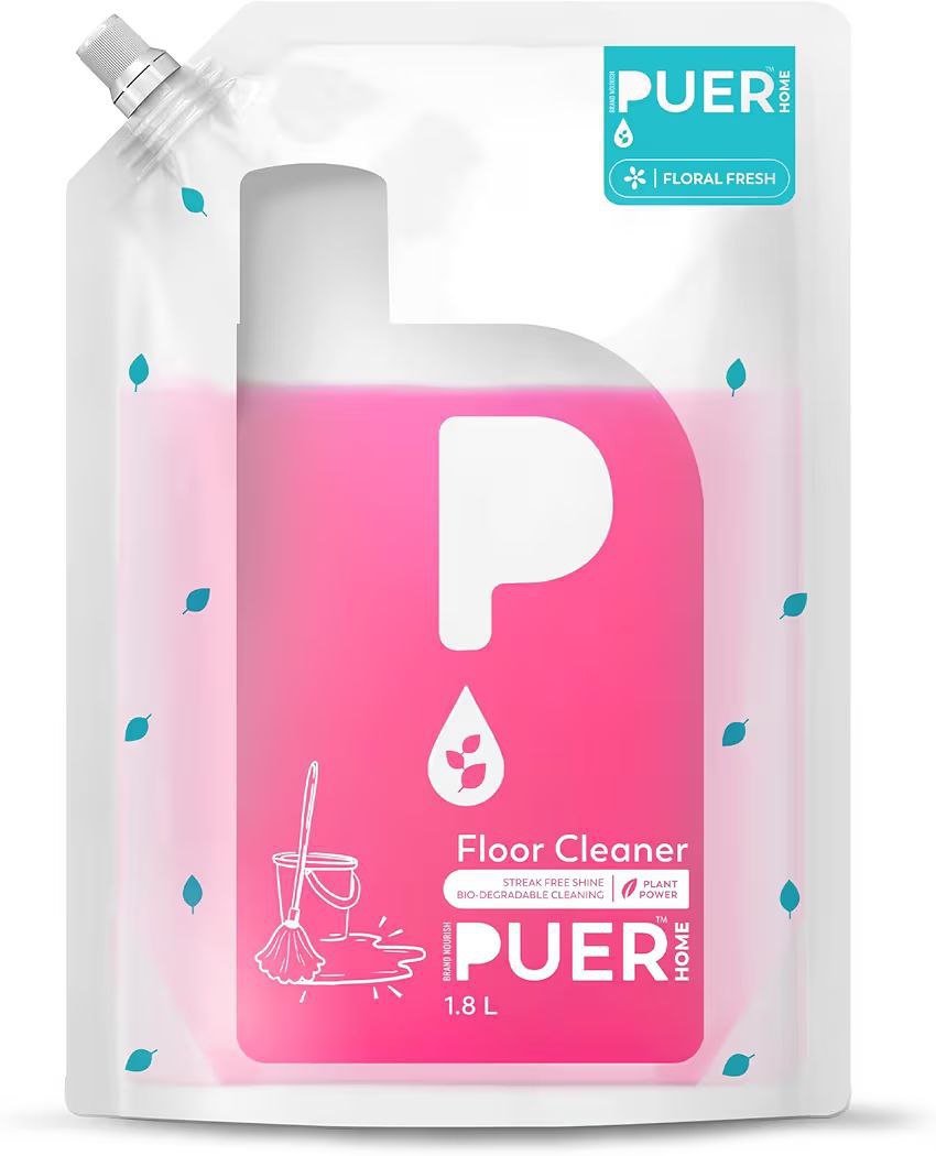 Puer Floor Cleaner Floral Fresh 1800ml Refill Pouch 128
