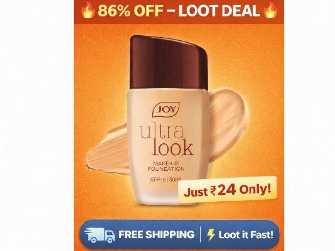 Ondc Loot 86 Joy Make-up Foundation With (spf 15) At 24 Link Note Shipping 