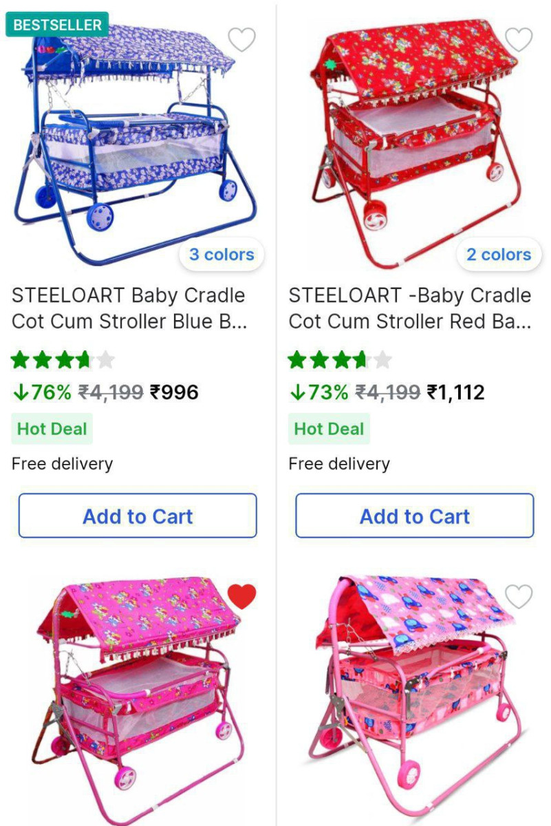 Grab 70 Baby Craddles Click Here To Join All Deals