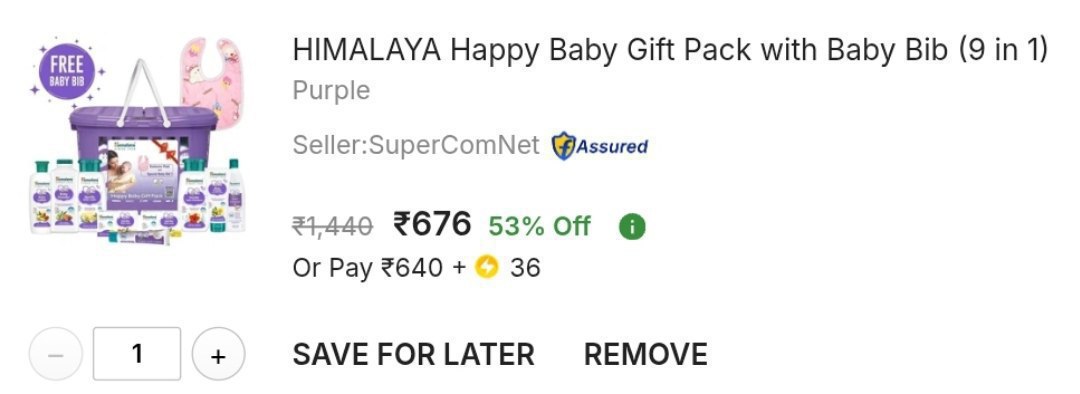 Drop Himalaya Baby Gift Pack With Baby Bib (9 In 1) At 676 Extra 8 On Mamae