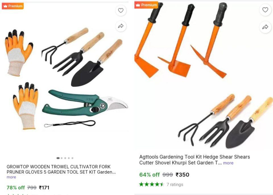 Gardening Tool Kit 171 350 More
