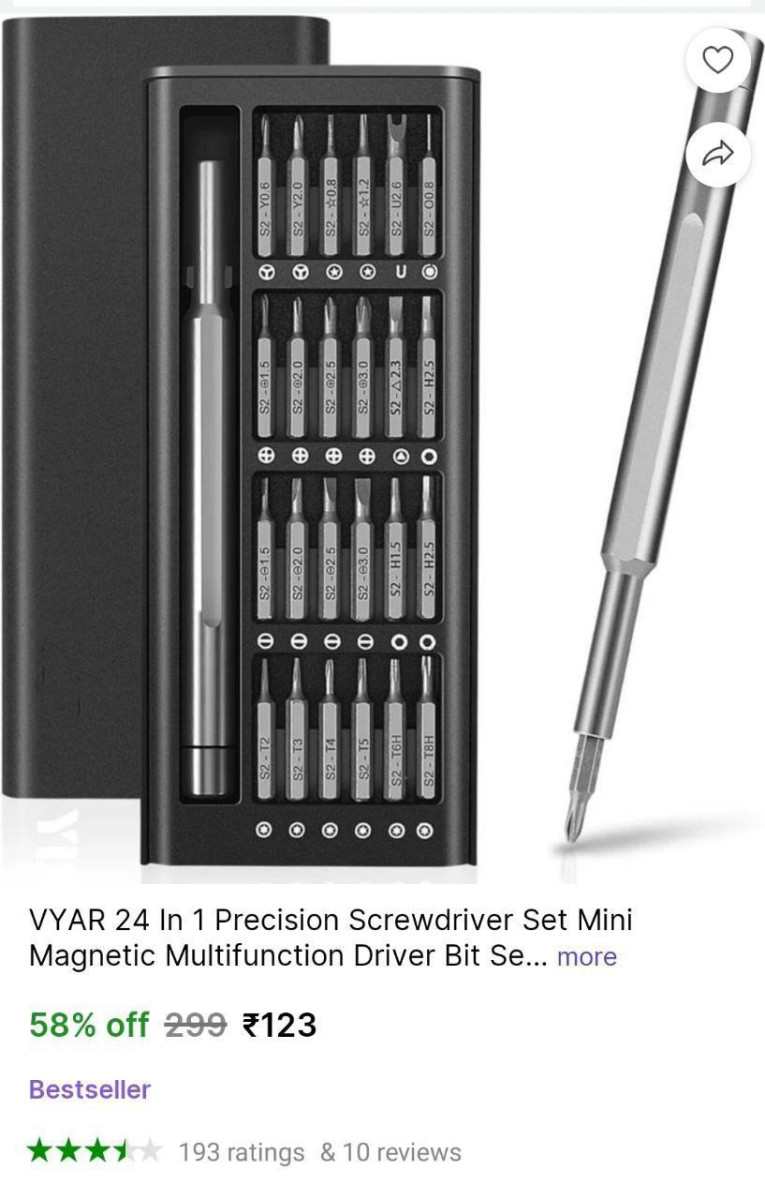 Loot 108 15 24pcs Set Of Premium Scrue Driver
