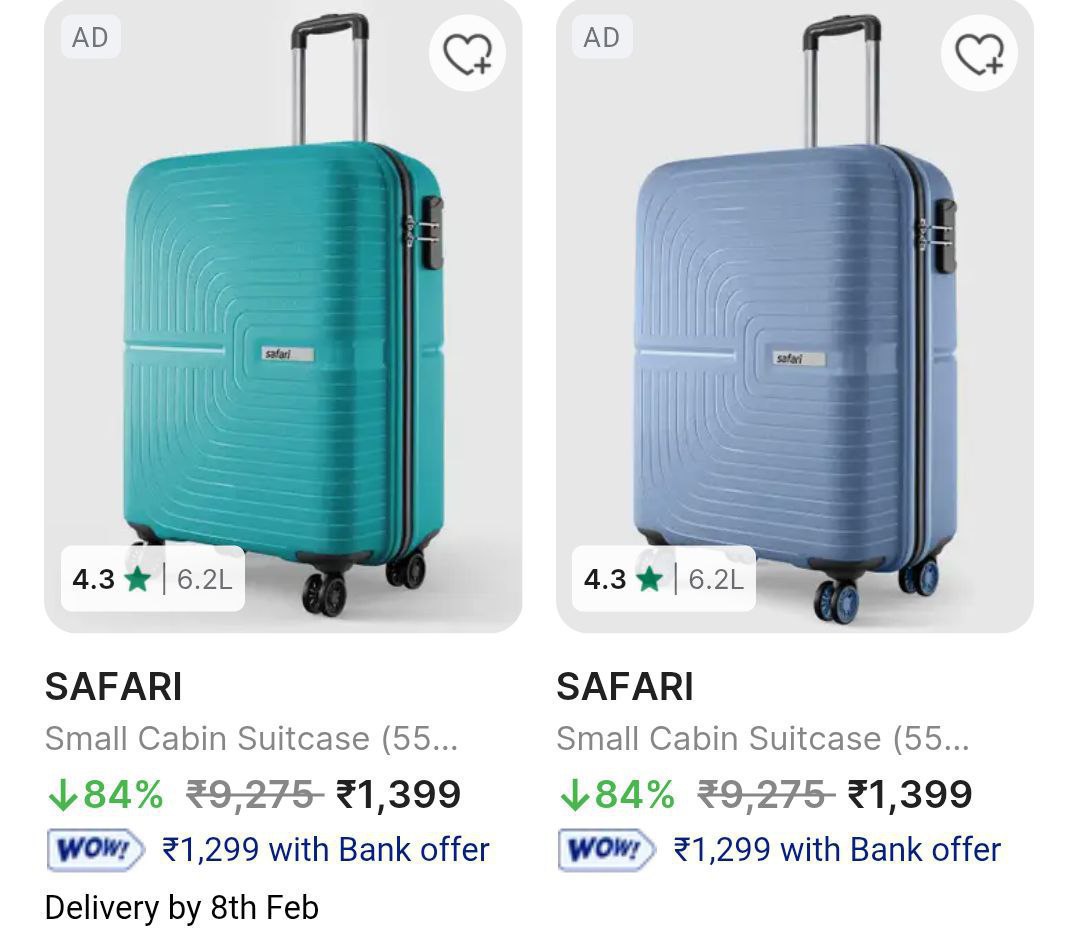 Flipkart 84 On Safari Suitcaseslink Click Here To Join All Deals
