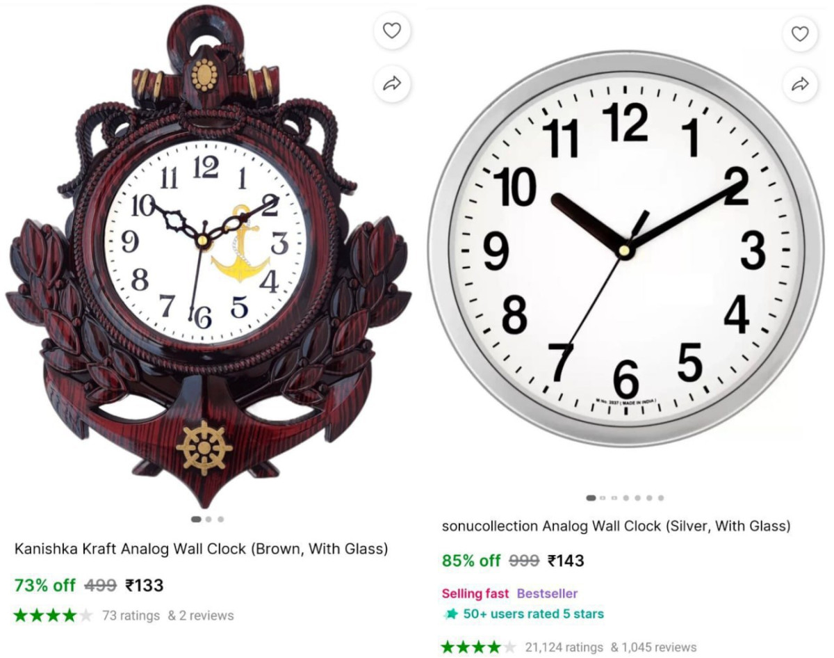 Designer Wall Clock 133 143