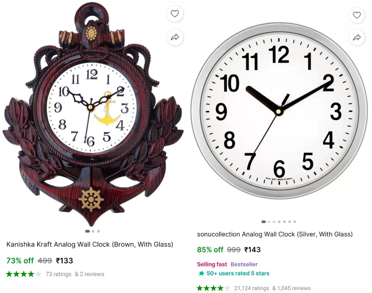 Designer Wall Clock 133 143