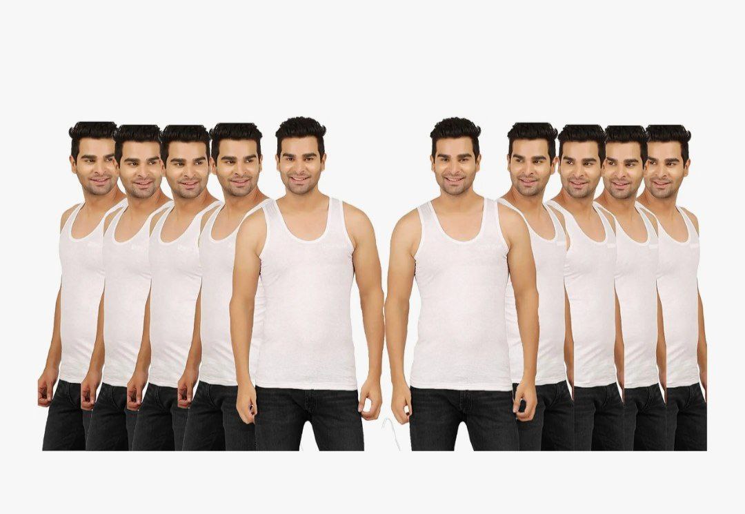 Grab Fast Pack Of 10 - Men S Cotton Vest 359 Size S 4xl