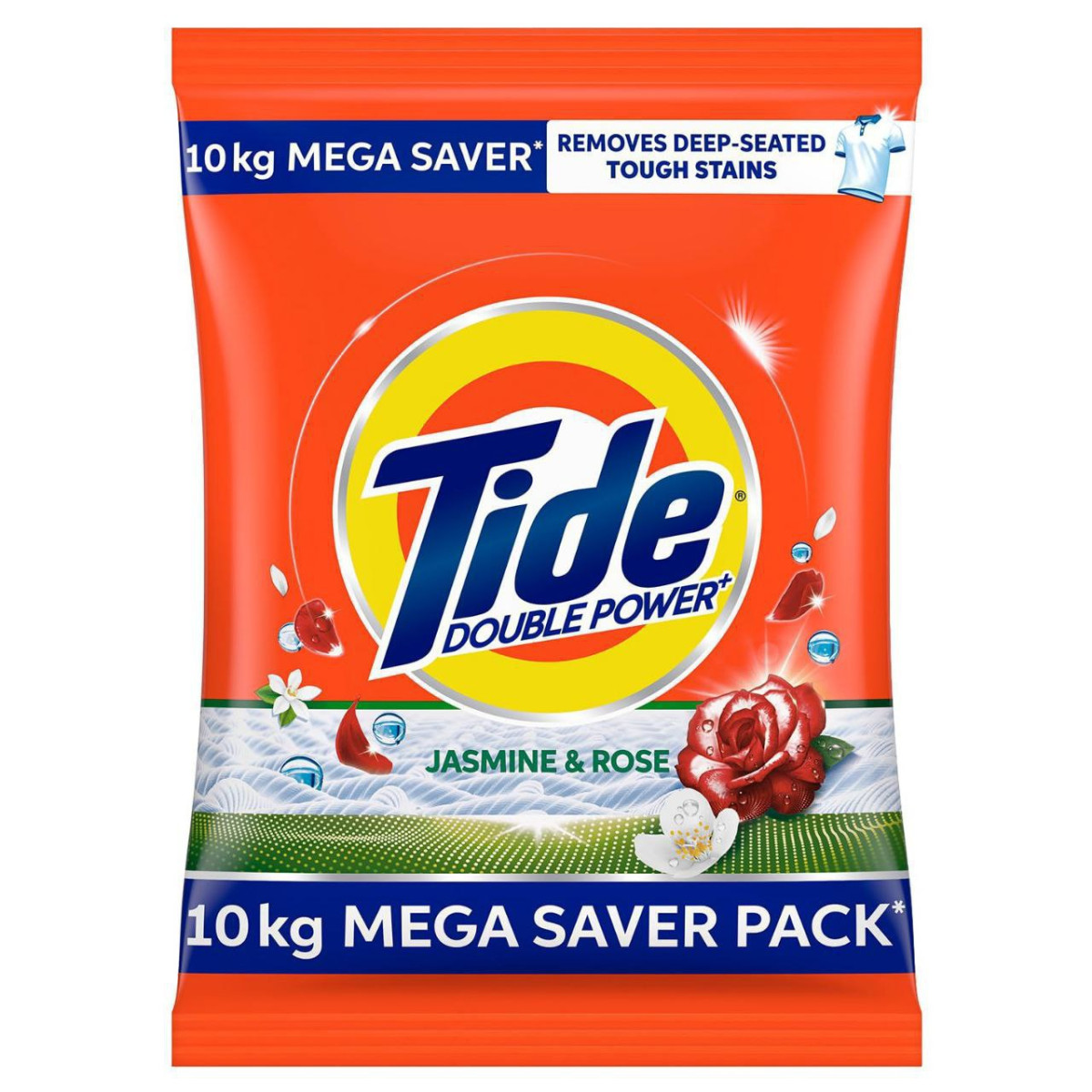 Tide Plus Detergent Washing Powder - 10kg Mega Saver Pack