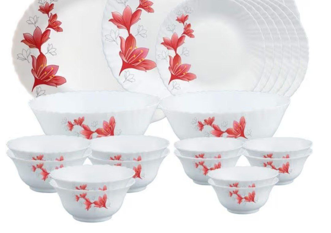 Larah By Borosil Opalware Dinner Set 27 Pcs At 1807
