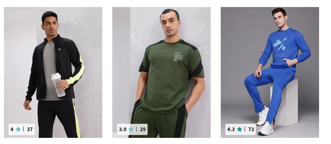 Myntra Loot Hrx Tracksuits Starts 415women Men Slazenger