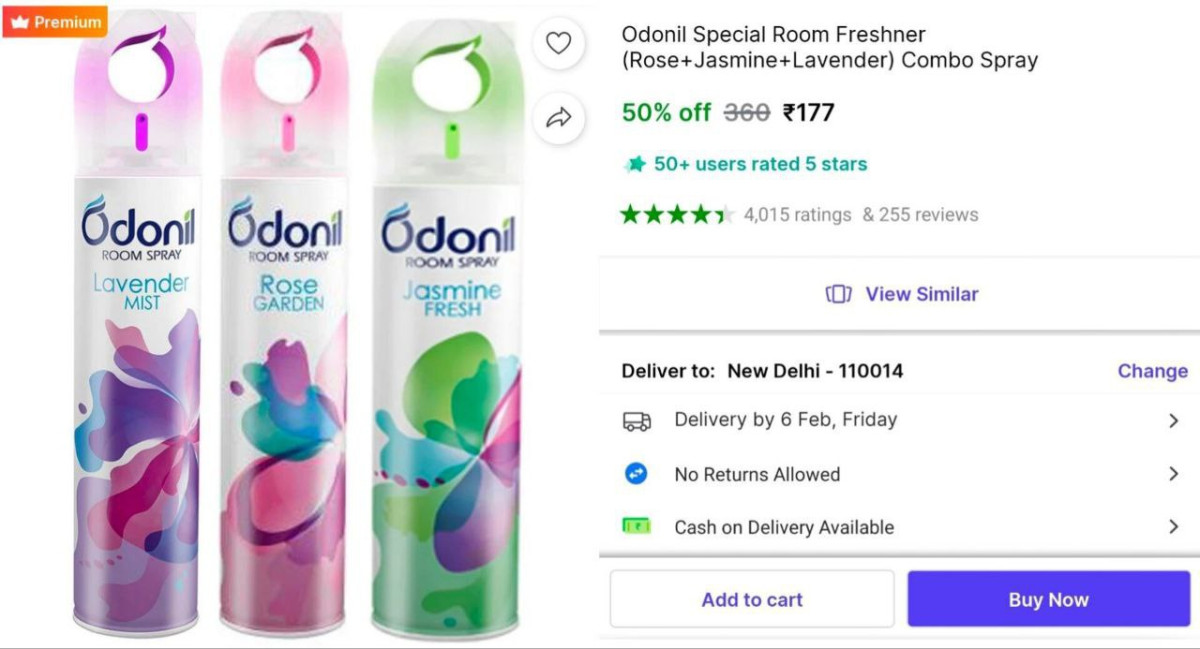 Pack Of 3 Room Freshner At 177