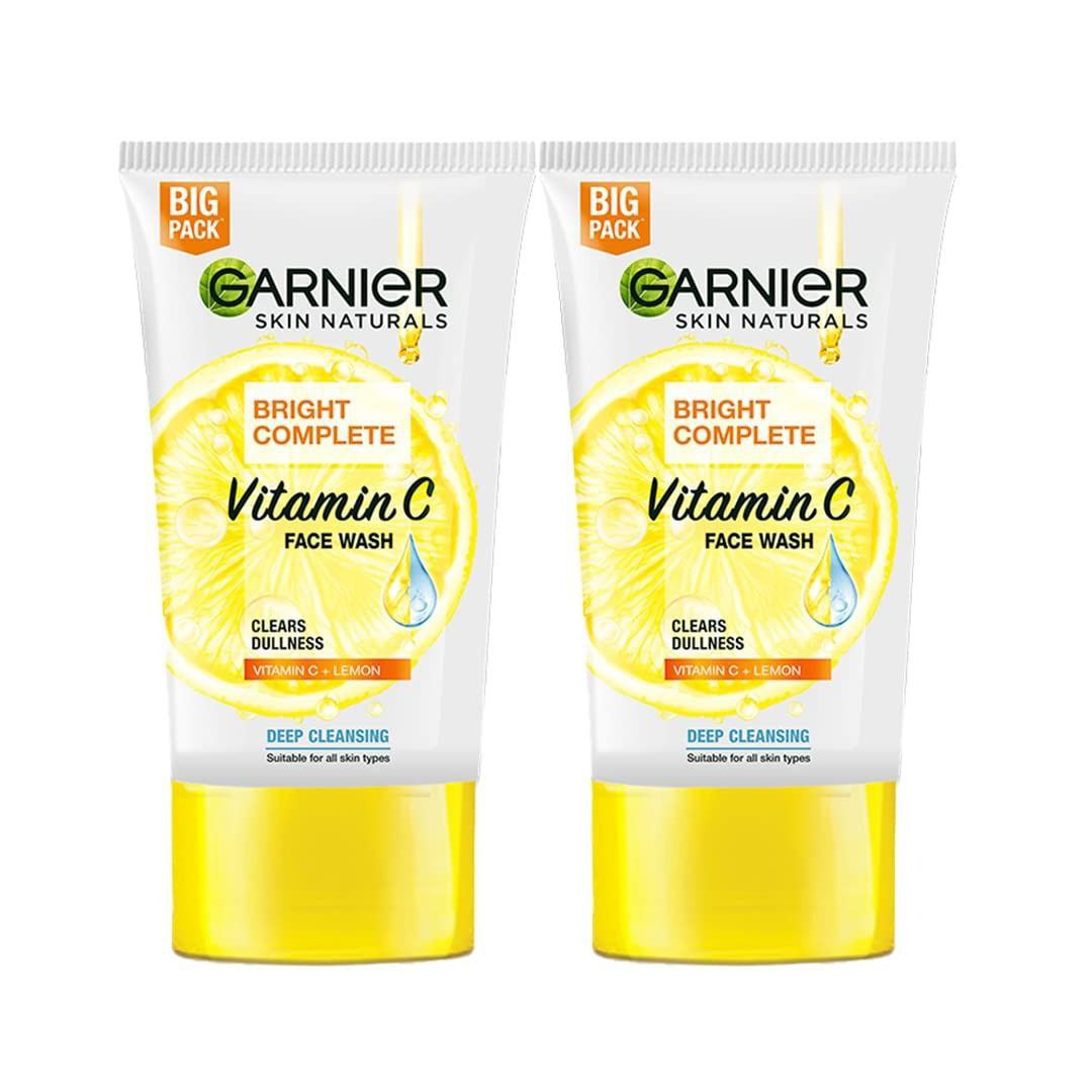 Garnier Skin Naturals Bright Complete Vitamin C Facewash 150g (pack Of 2) 3