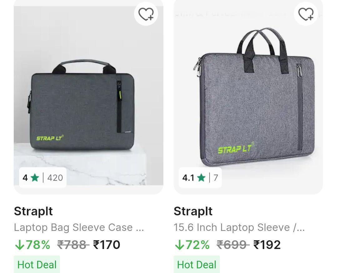 Flipkart Straplt Laptop Bags Starting From Rs 170 Click Here To Join All De