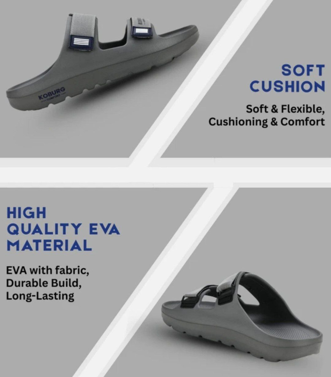 Grabmen Nexa Men S Sandals Comfortable Extra Soft Slide Lightweight Eva Sol