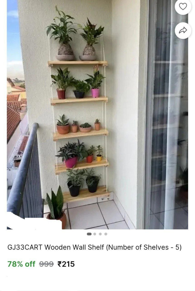Wooden Wall Shelf 215
