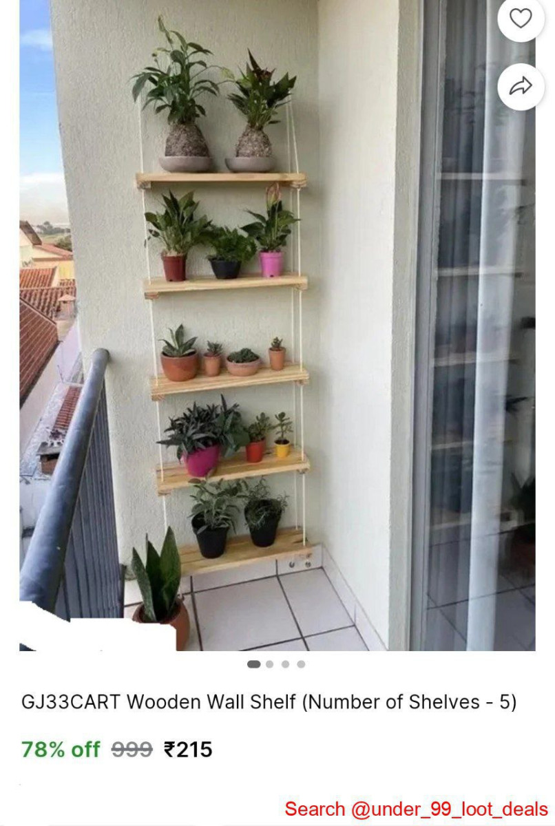 Wooden Wall Shelf 215