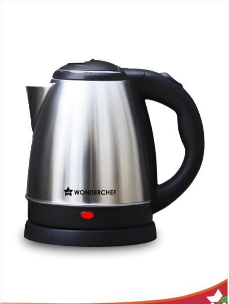 Wonderchef Black Stainless-steel Electric Kettle - 1 5 L 450