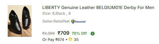 - Liberty Derby For Men At Rs 709 Master Link -