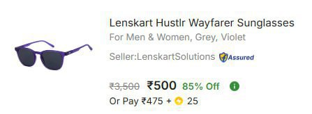 - Lenskart Uv Protection Sunglasses At Rs 500 Master Link -
