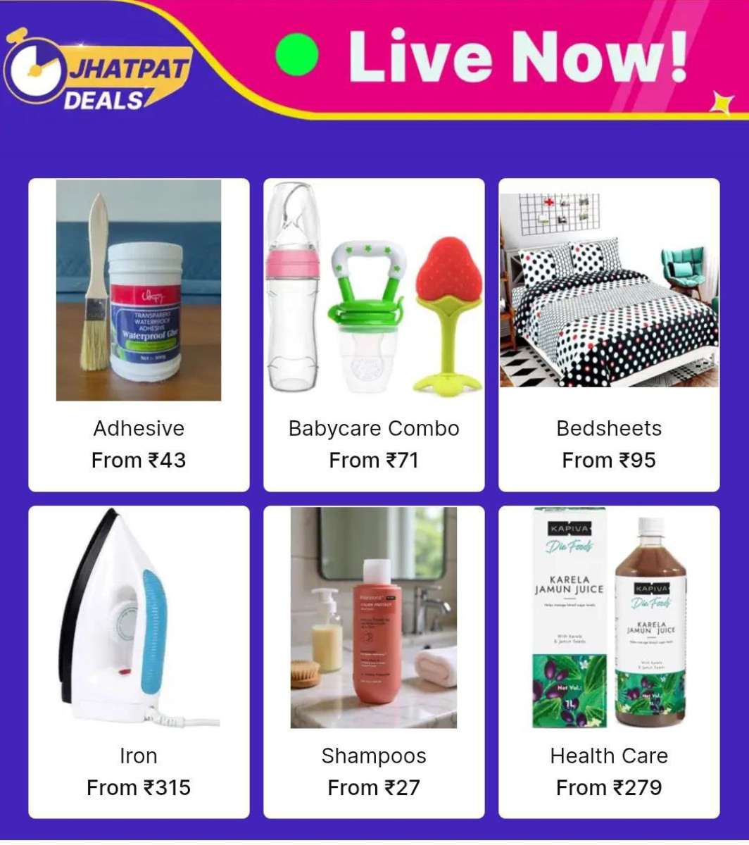 Shopsy Jhatpat Deals Live