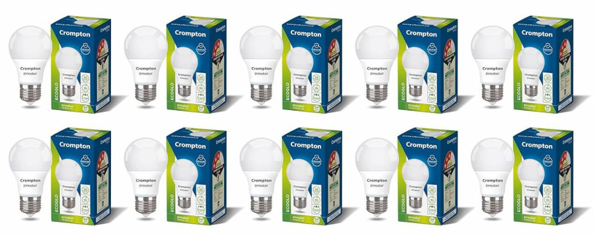 Grab 351crompton Dyna Ray 5w Round E27 Led Cool Day Light Pack Of 10