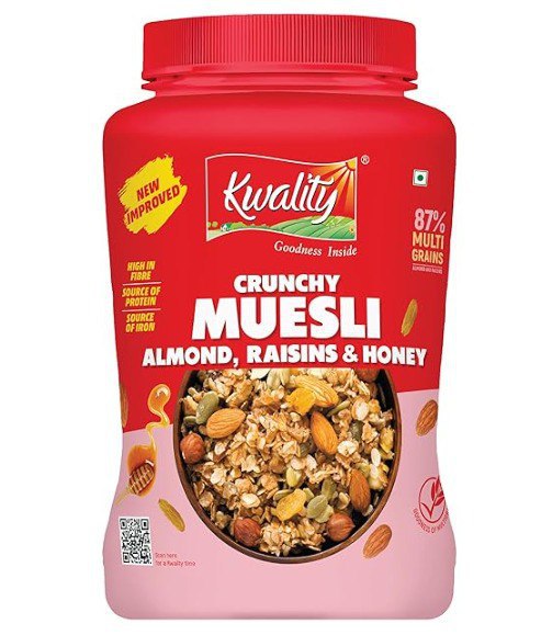 Amazon Prime Exclusive 46 Kwality Muesli 900g Jar At 340 Almond Raisins 382