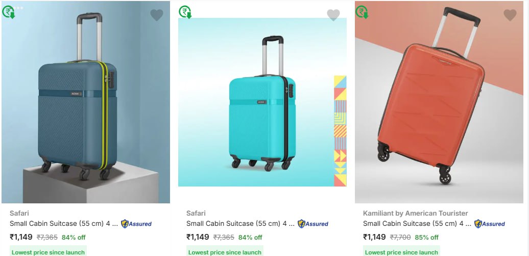 88 On Top Brands Luggage Safari Aristocrat Vip S Size M Size L Size Pack Of