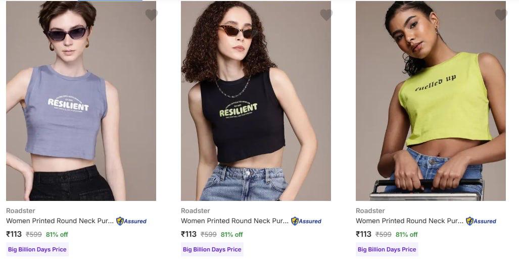 Womens Tops 81 Starting From Rs 113