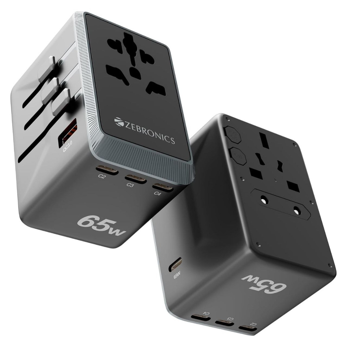 Faast 2 024reg 2 799zebronics 2500w All-in-one Travel Adapter 10a Usb-a 3xt