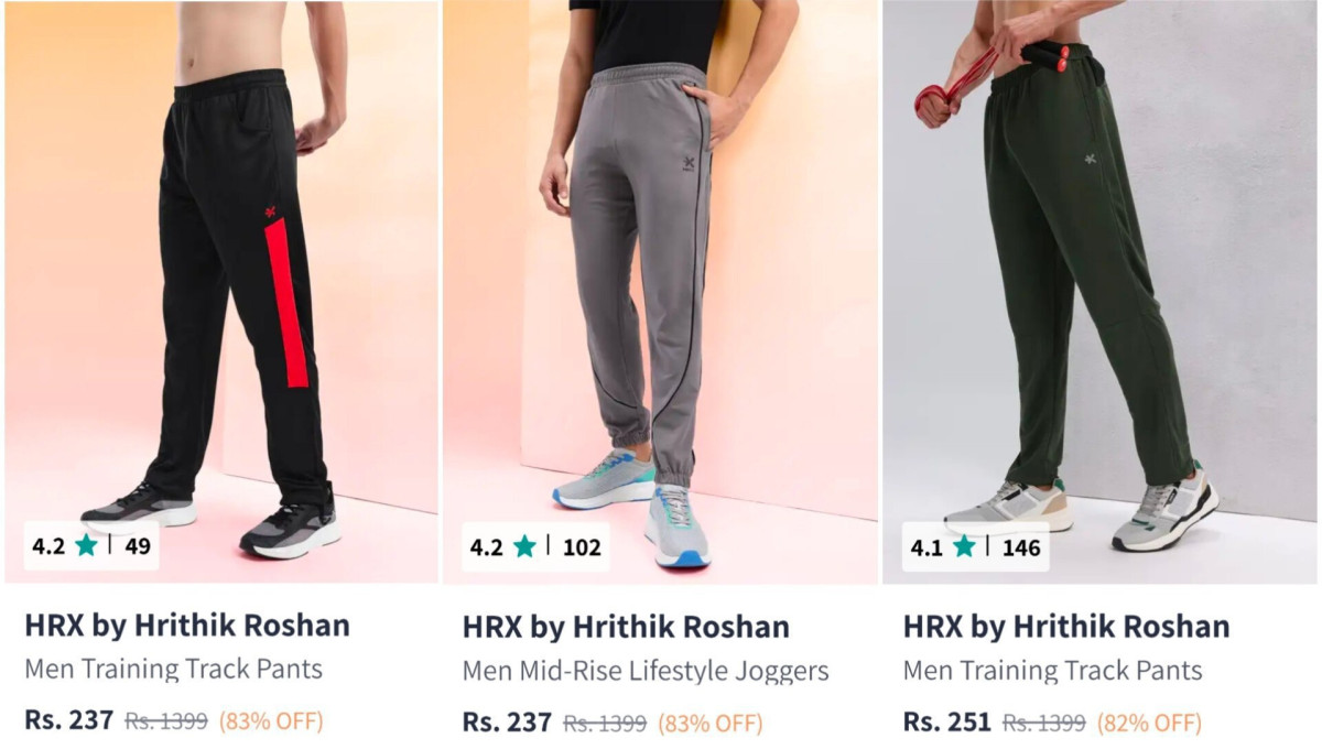 Hrx Trackpants From 237
