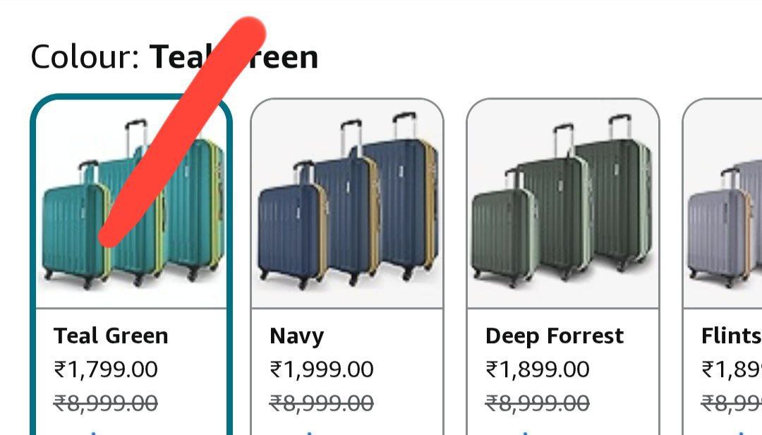 Grab Safari Trolley Bag At Rs 1799