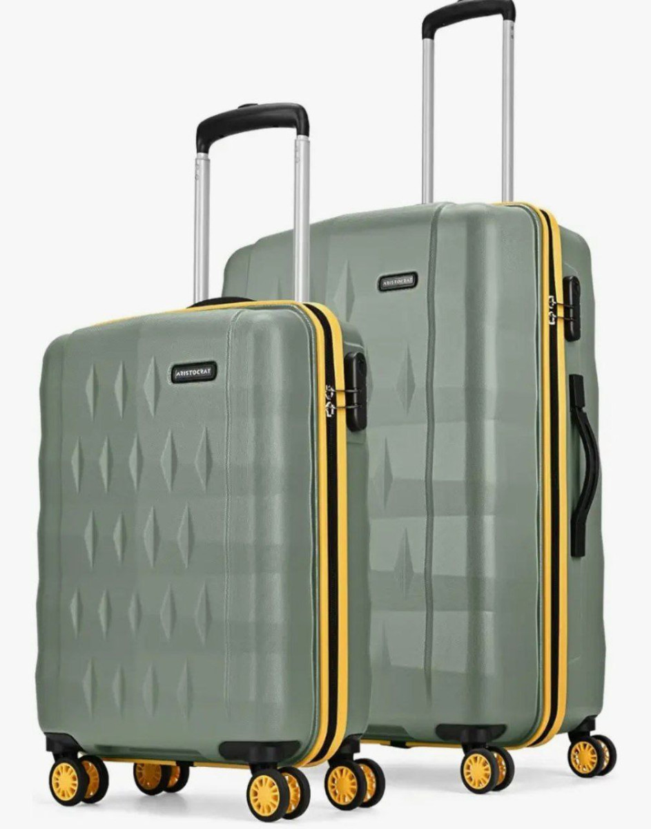 Grabaristocrat Set Of 2 Trolley Bag 3079