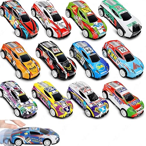 Toyco Pack Of 12 Mini Alloy Metal Pull Back Cars For Kids 239 699
