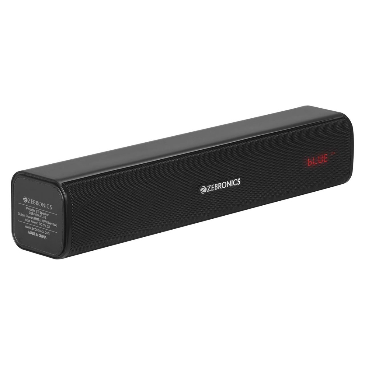 Zebronics Zeb-vita Plus Mini 16w Soundbar Supporting Led Display Usb Sd Car