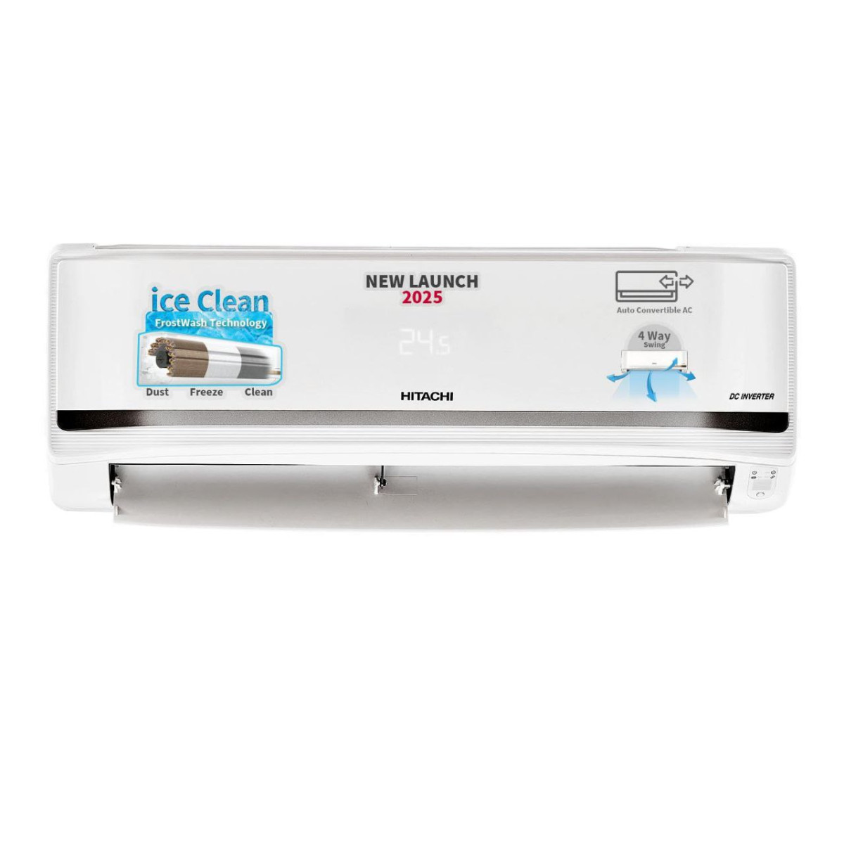 100with Hdfc Credit Card Hitachi 2 Ton Class 5 Star Andable Inverter Split 