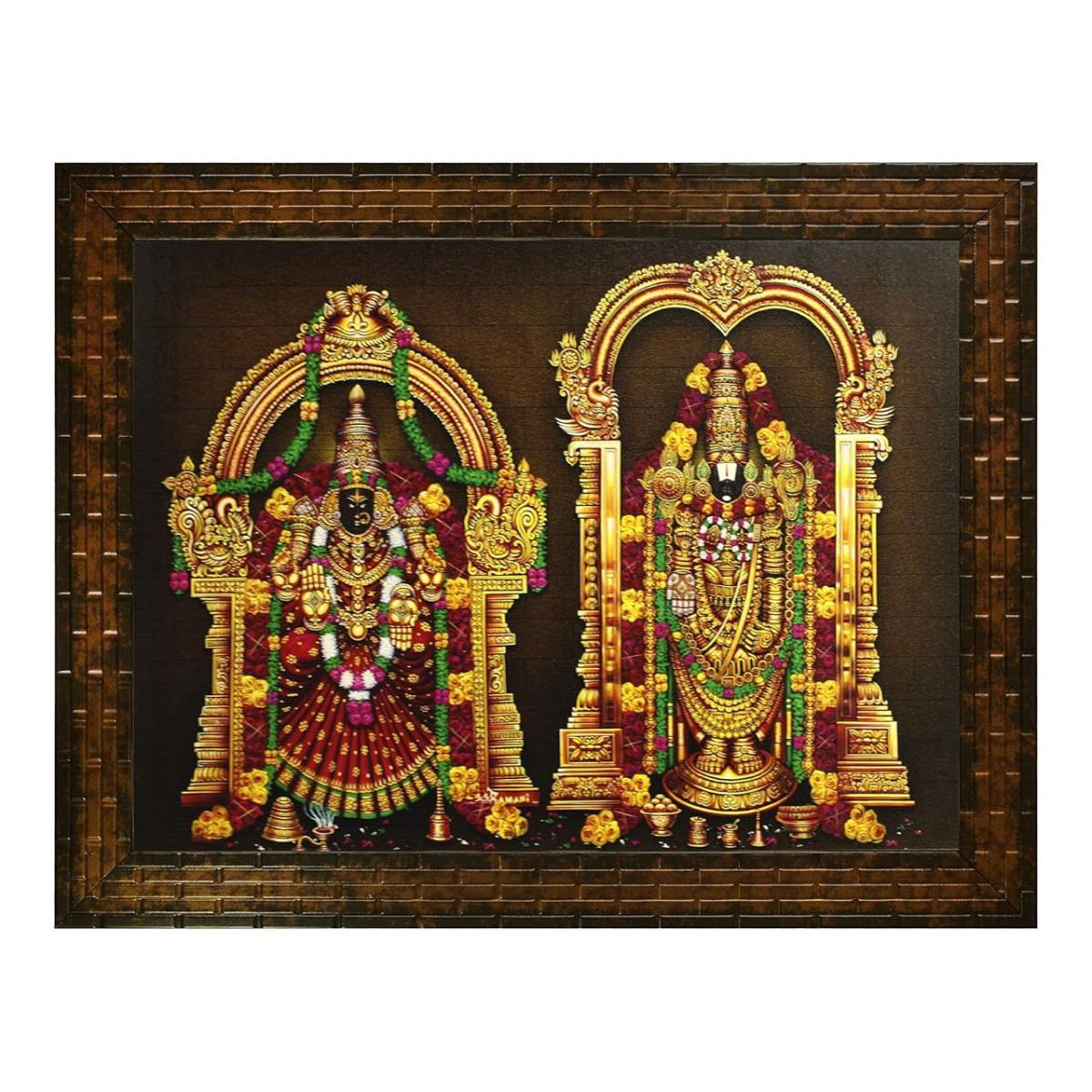 Indianara Religious Painting -synthetic Wood 27x30 5x1cm Multicolour 140