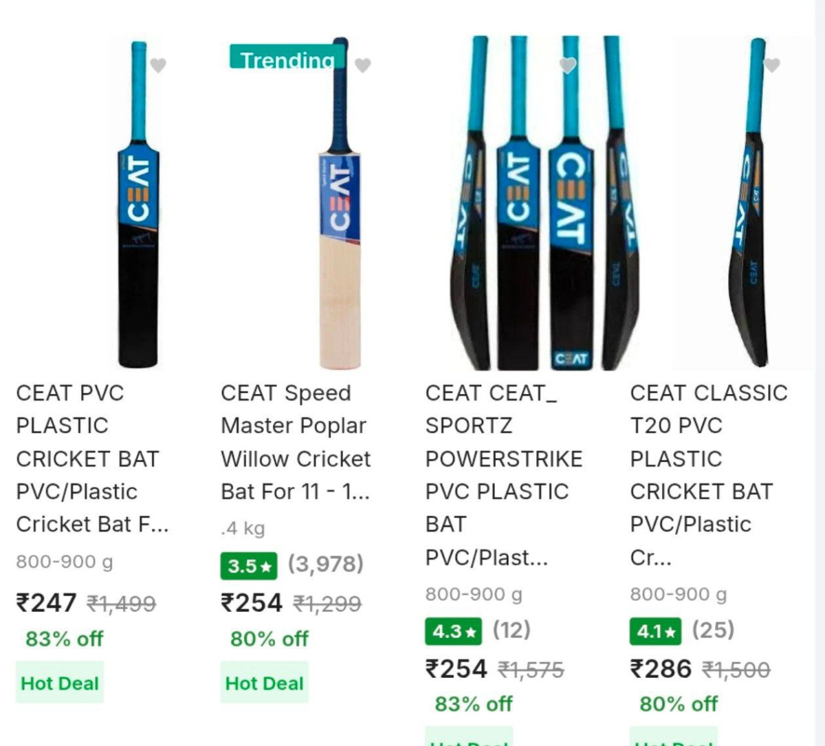 Grab Cricket Bats