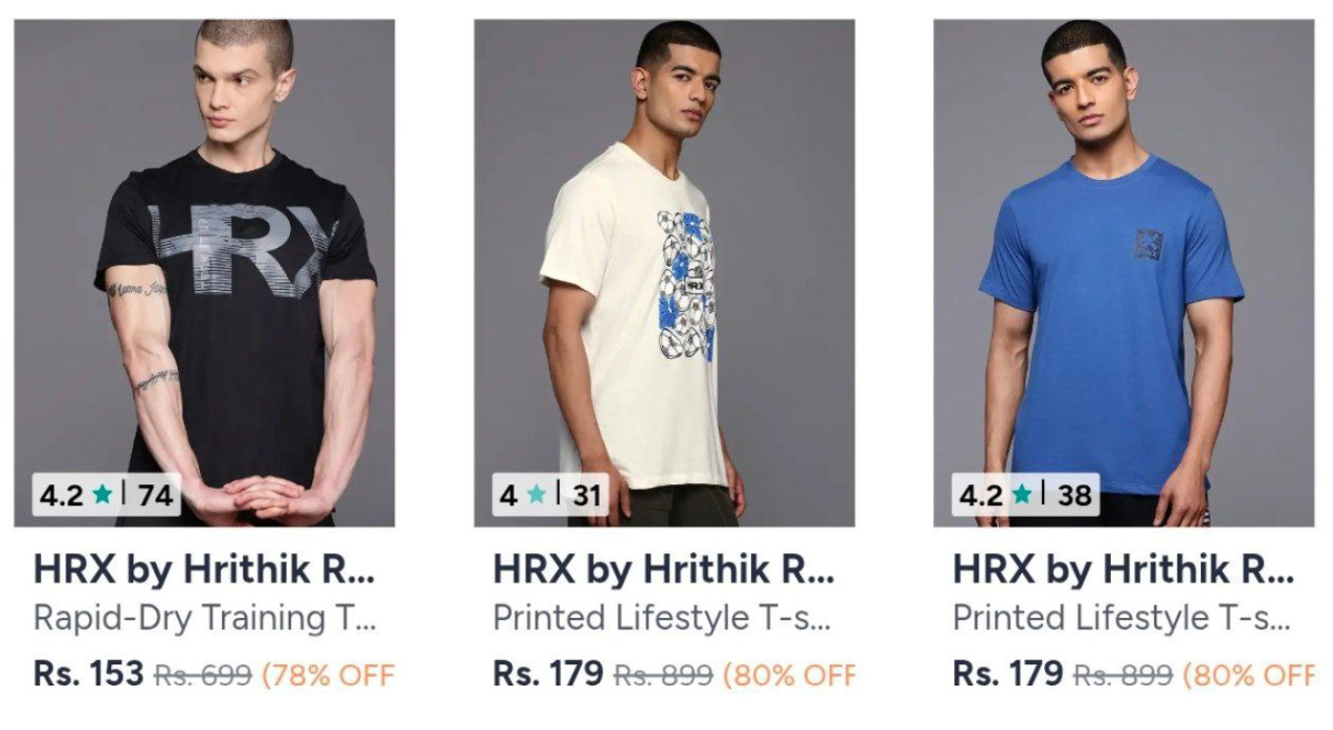 Faast From 153hrx By Hrithik Roshan Clothing
