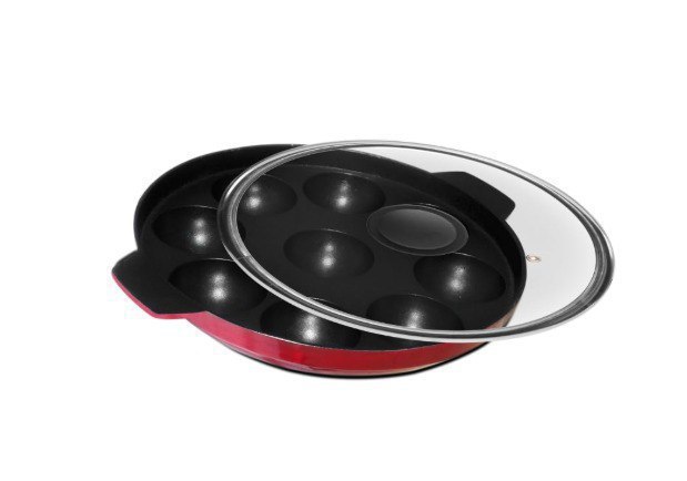 Kyyte Non-stick Alpha Panniyarkal Thermal Base With Glass Lid 9 Pitsdeal 68