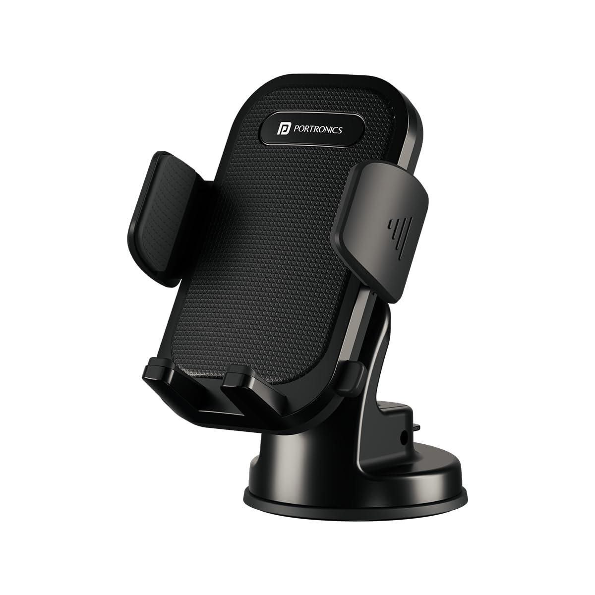 Portronics Clamp M4 Car Phone Holder Stand