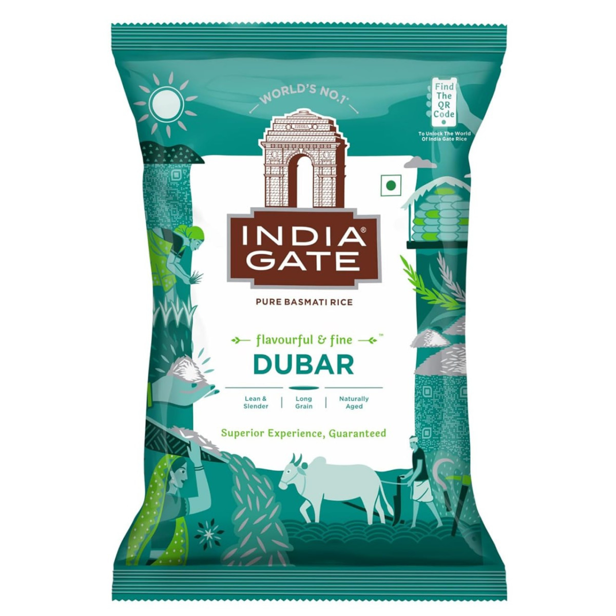 India Gate Basmati Rice Dubar 1kg 107