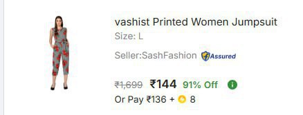 - Printed Women Jumpsuit At Rs 144 Master Link -
