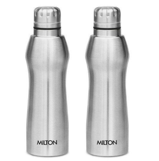Milton Elate 1000 Stainless Steel Water Bottle 840 Ml Set Of 2