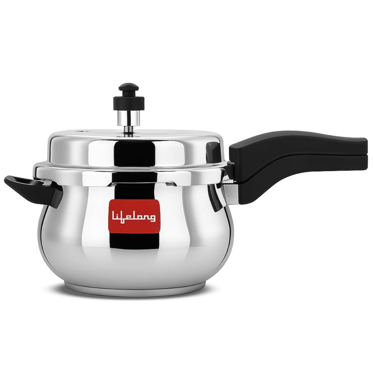 Grab 1 399lifelong Stainless Steel Curve Pressure Cooker 5liters